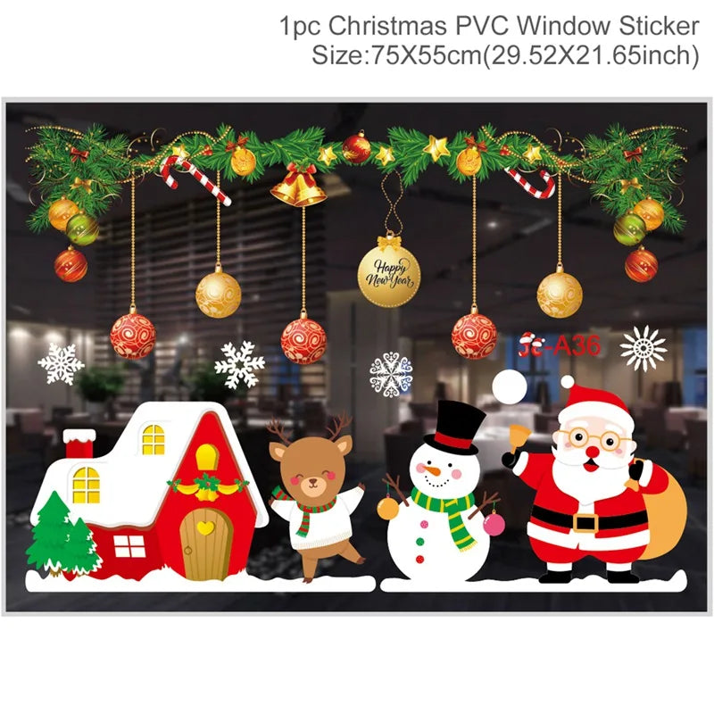 Christmas Wall Window Stickers