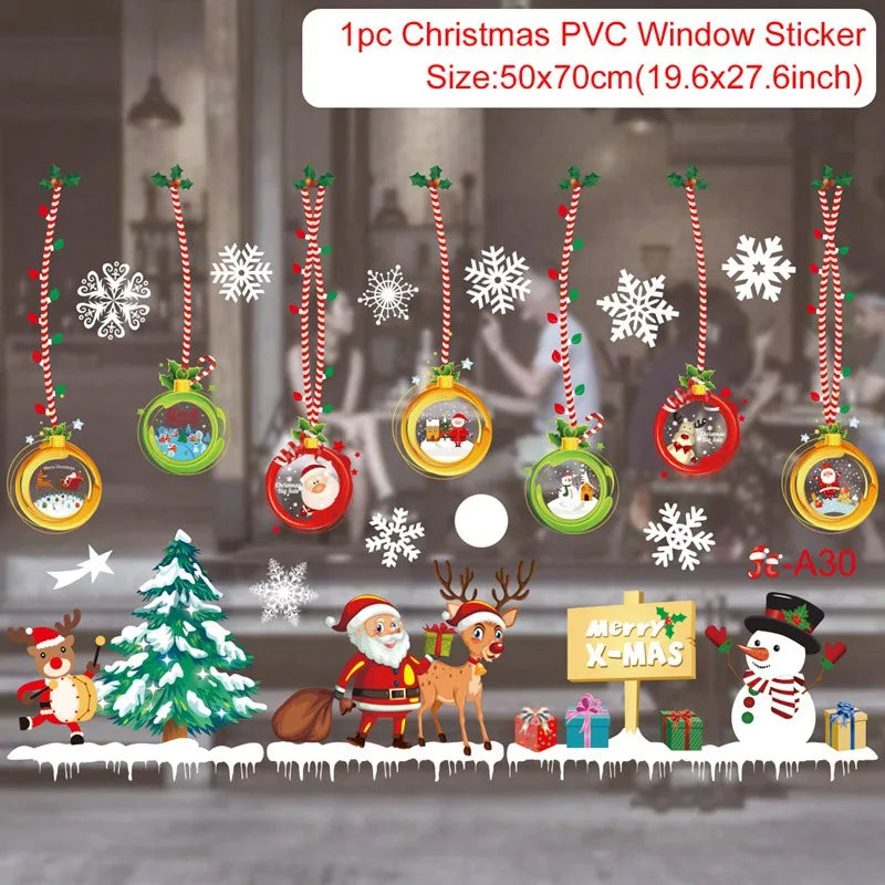 Christmas Wall Window Stickers