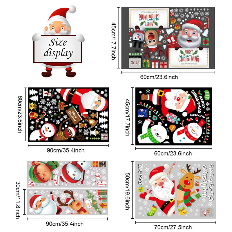 Christmas Wall Window Stickers