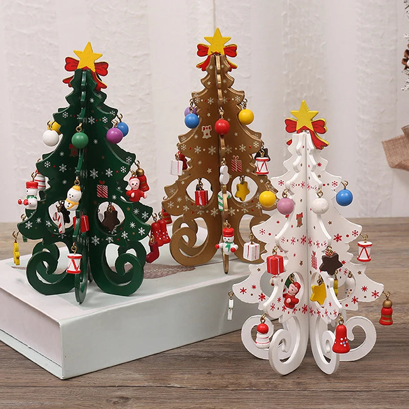 Handcrafted Wooden Christmas Tree