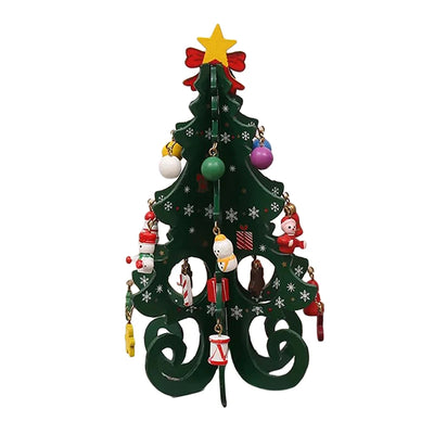 Handcrafted Wooden Christmas Tree