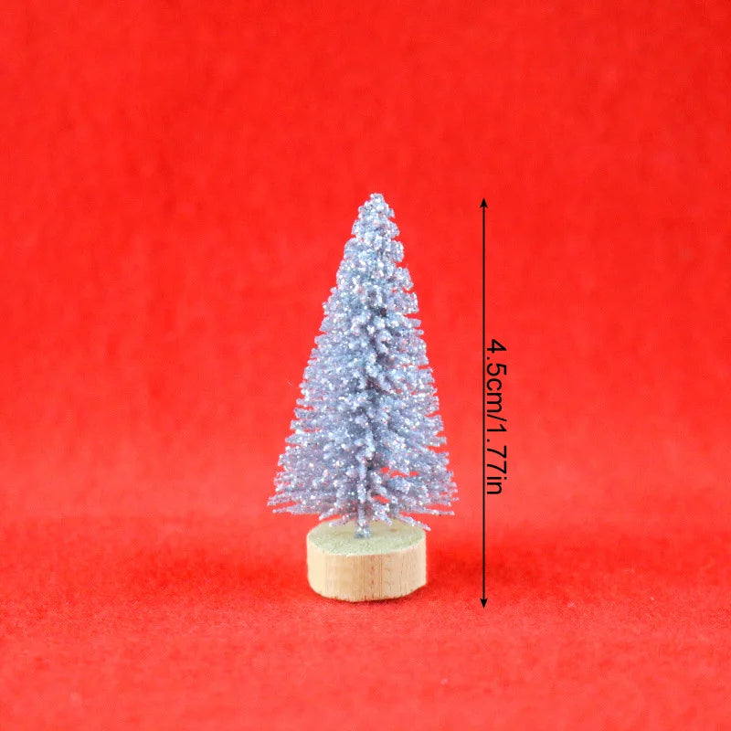 12PCS Mini Decorative Christmas Tree