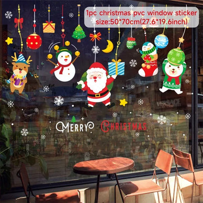 Christmas Wall Window Stickers