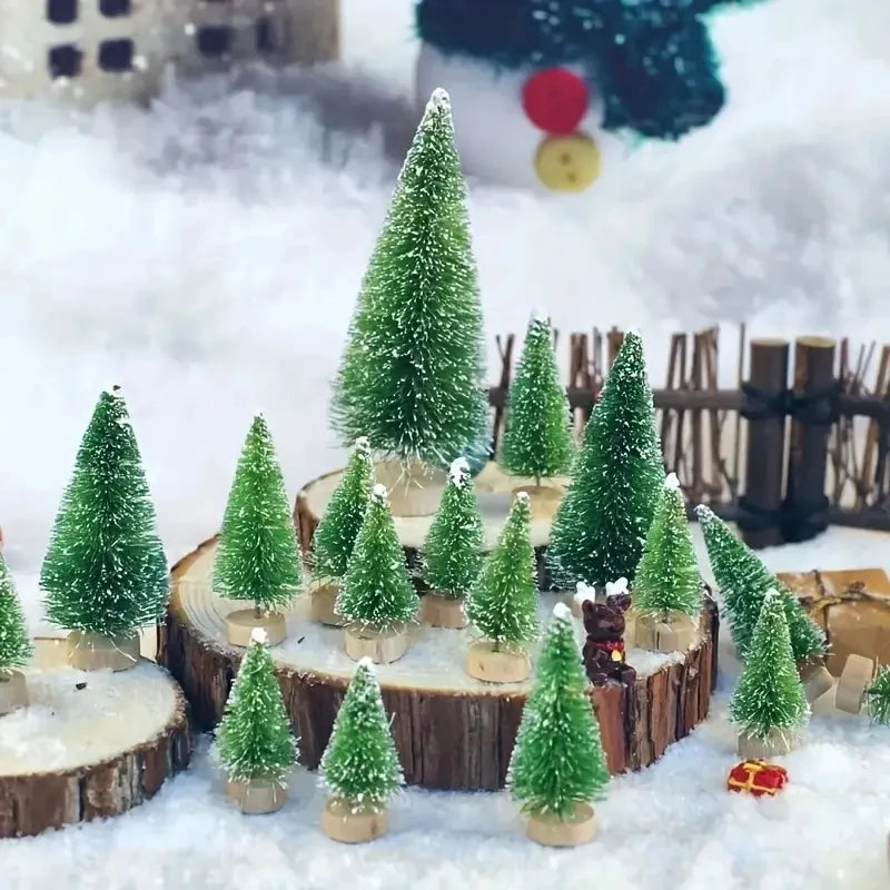 Artificial Mini Wooden Christmas Tree