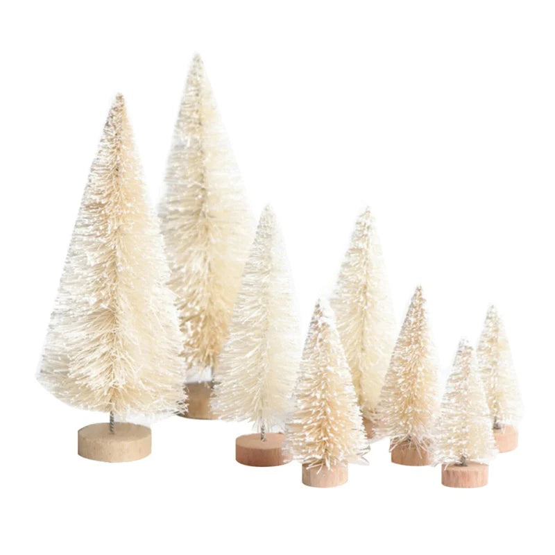 8pcs Mini Decorative Christmas Tree