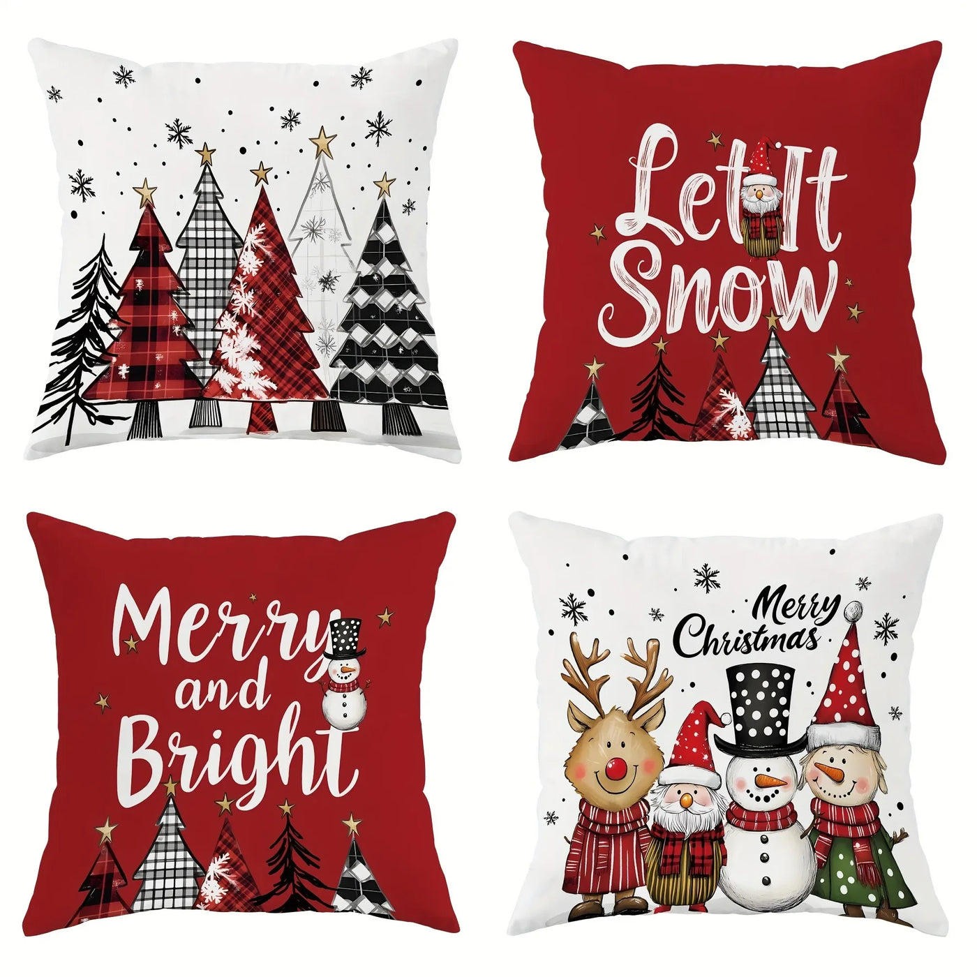 Christmas decoration pillowcase