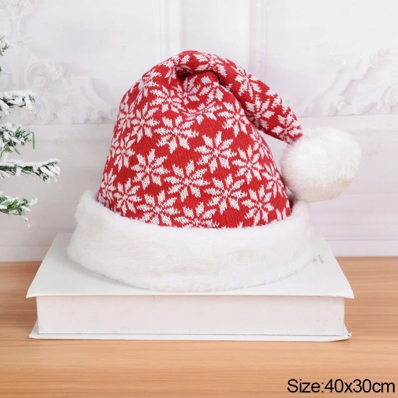 2024 Knitted Christmas Hat