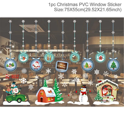 Christmas Wall Window Stickers