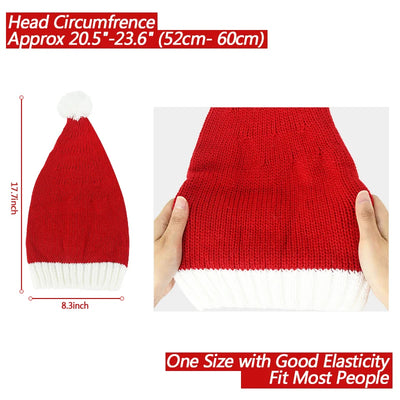 2024 Knitted Christmas Hat