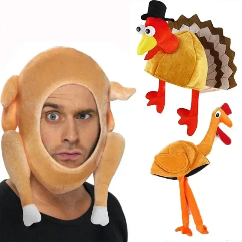 Funny Carnival Chicken Leg Hat