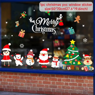 Christmas Wall Window Stickers