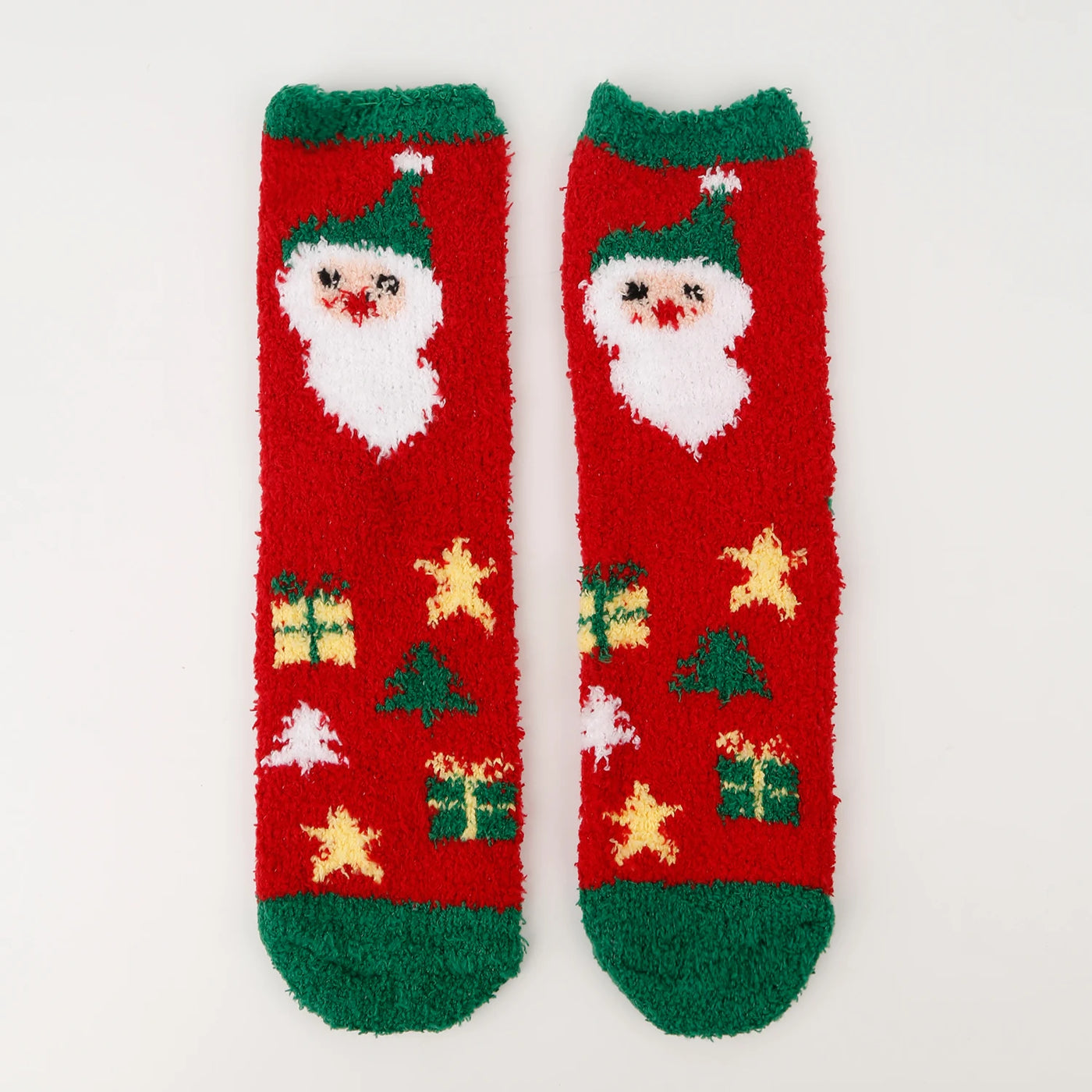 Autumn and Winter New Adult Christmas Socks Snowflake Elk Santa Claus Men and Women Middle Socks