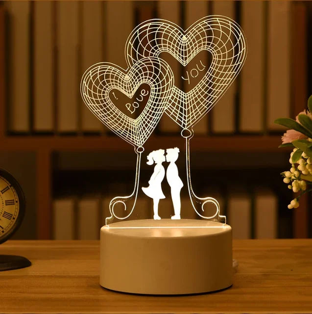 Romantic Love 3D Acrylic