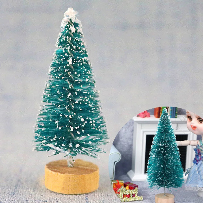 12PCS Mini Decorative Christmas Tree