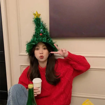 2024 Ins Christmas Tree Hat