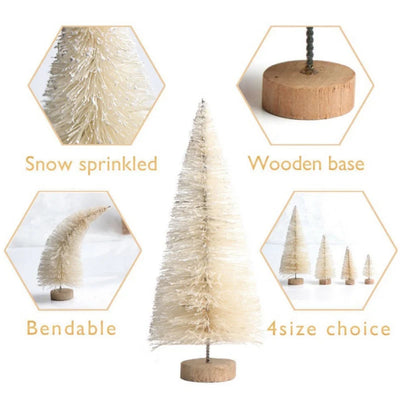 8pcs Mini Decorative Christmas Tree