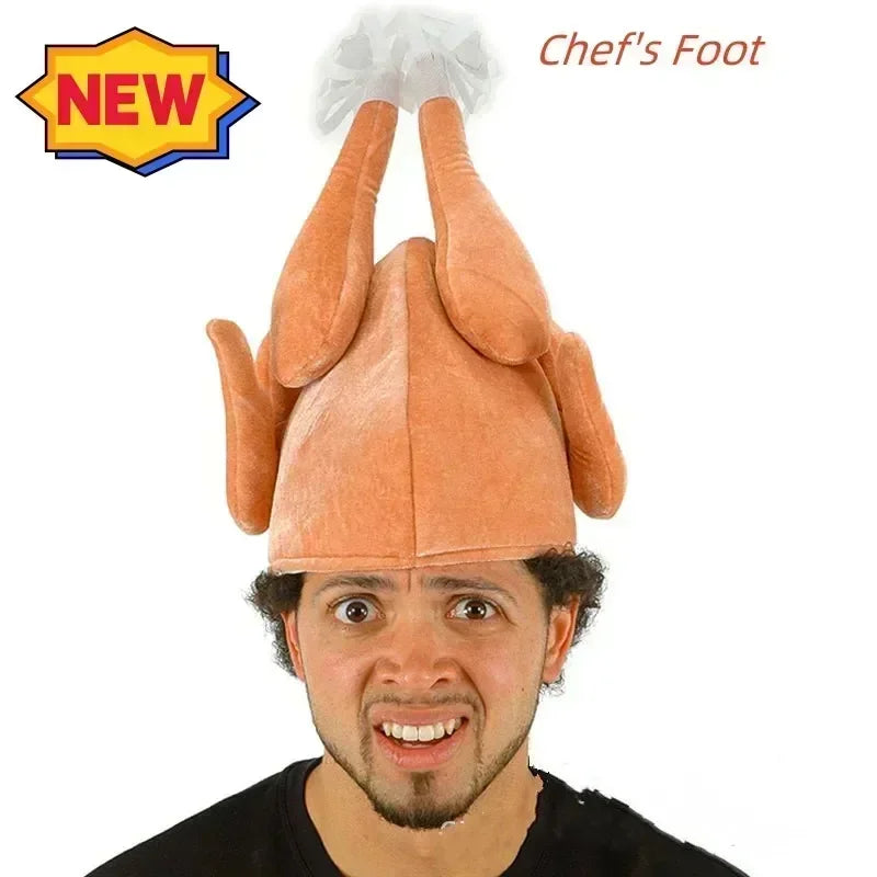 Funny Carnival Chicken Leg Hat