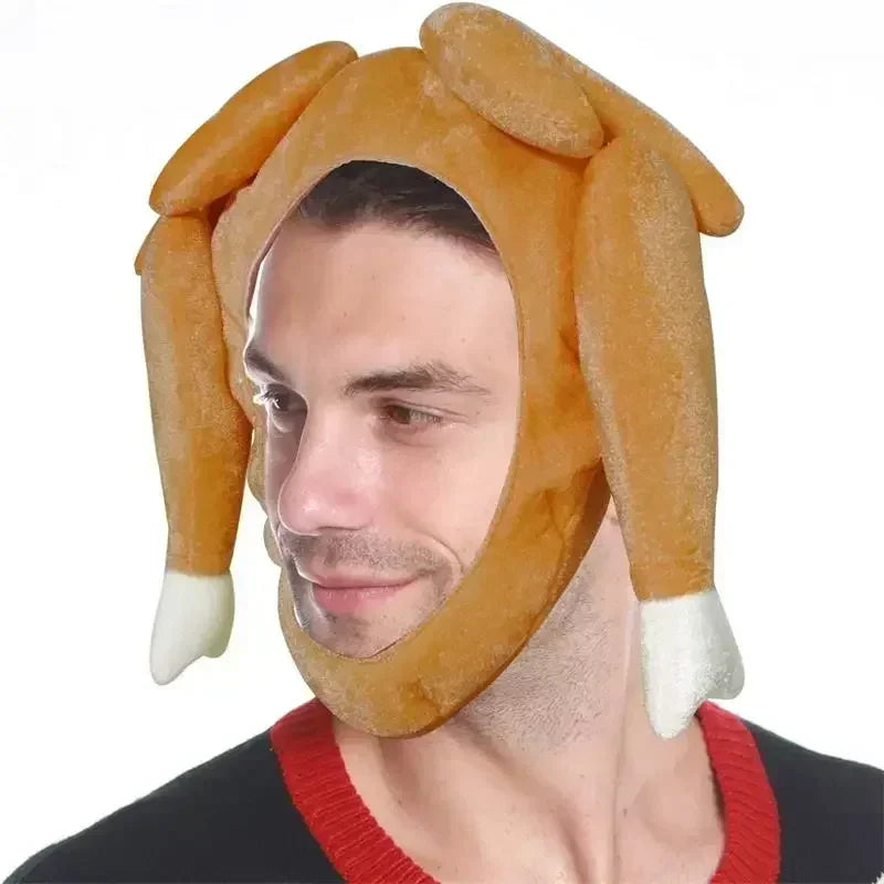 Funny Carnival Chicken Leg Hat