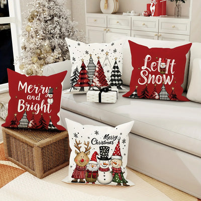 Christmas decoration pillowcase