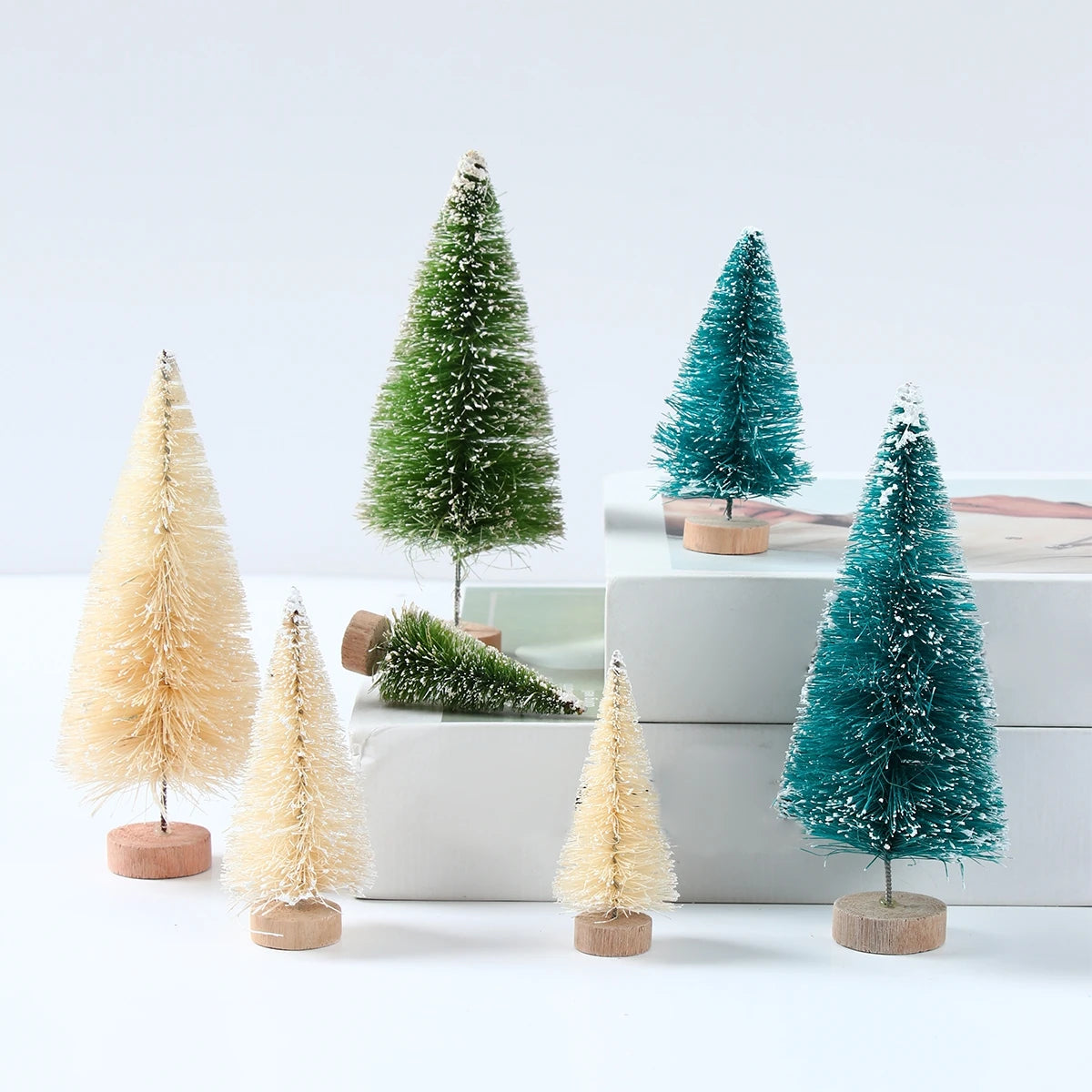 Artificial Mini Wooden Christmas Tree