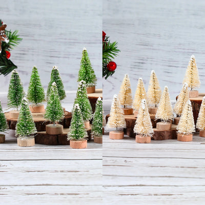 Artificial Mini Wooden Christmas Tree