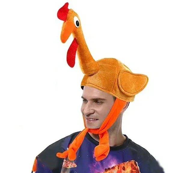 Funny Carnival Chicken Leg Hat