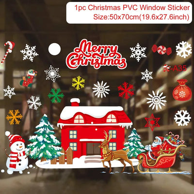 Christmas Wall Window Stickers