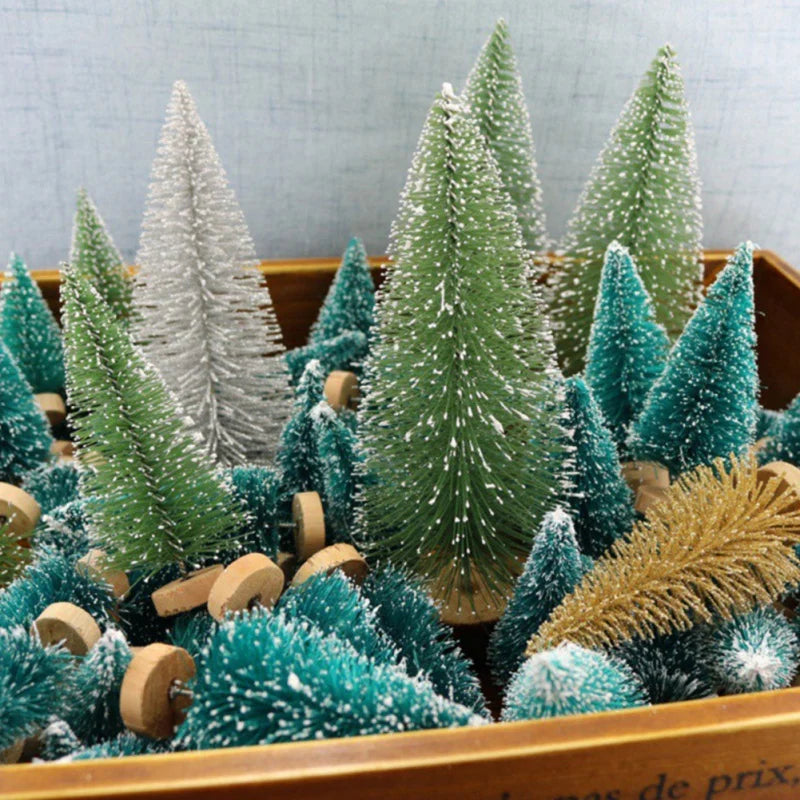 8pcs Mini Decorative Christmas Tree