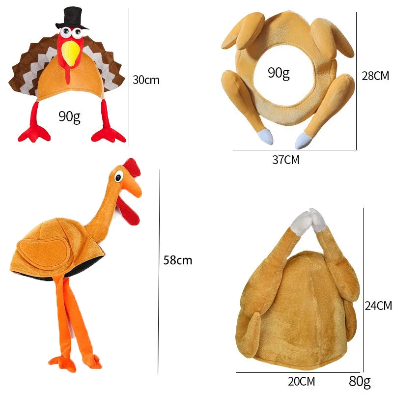 Funny Carnival Chicken Leg Hat