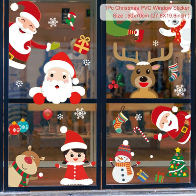 Christmas Wall Window Stickers