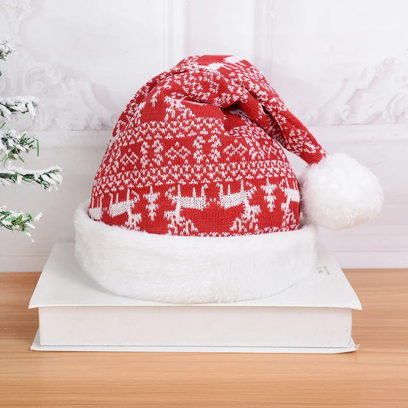 2024 Knitted Christmas Hat